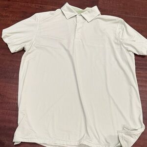 Southern Tide Light Green Striped Polo Shirt